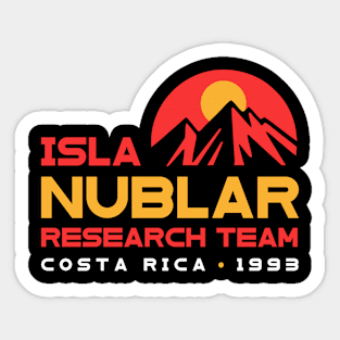 Isla Nublar Research Team Sticker